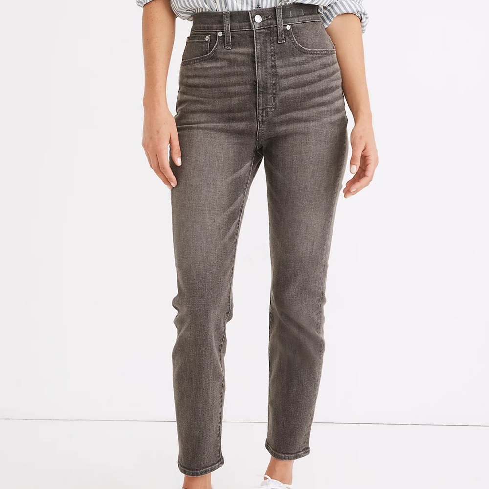 Madewell Mom Jeans in Dinsmore Wash | NWT High Rise Vintage Gray Denim